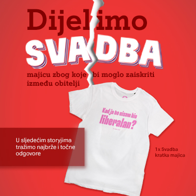 Osvoji Svadba majicu