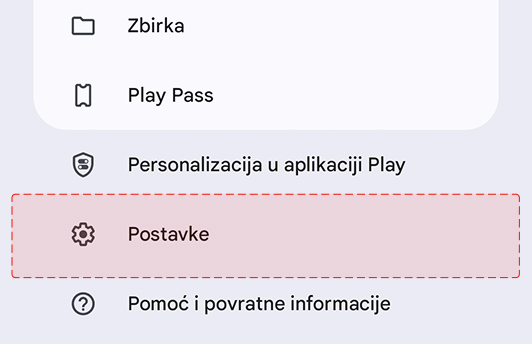 Ograniči automatska ažuriranja i preuzimanja (Android) - U postavkama uređaja pronađi 'Postavke'